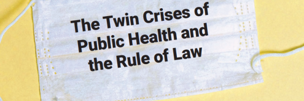 Face mask with title of report